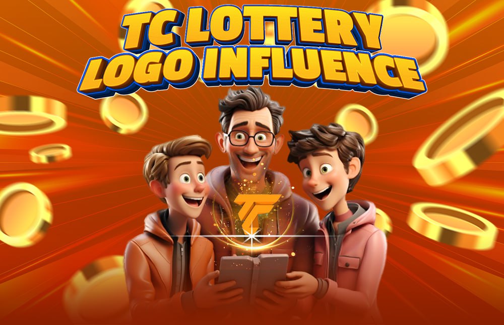 an image of three man looking at the official tc lottery logo